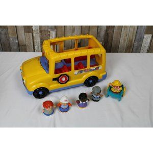 1998 Fisher Price School Bus & Characters